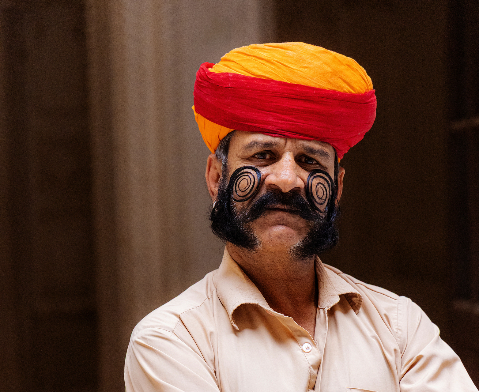 Herr mit Bart, Jodpur