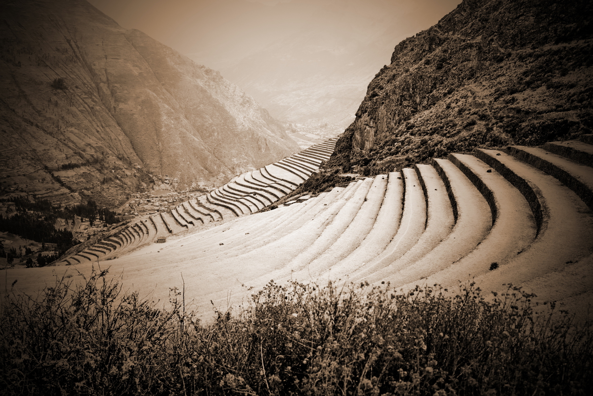 Terrassen am Machu Picchu