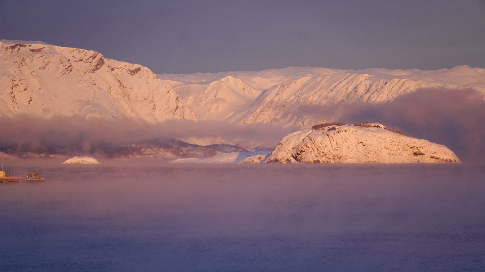 Frühnebel auf den Lofoten