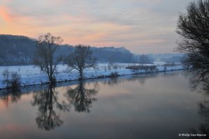 Philip Pearce - Winterlandschaft an der Ruhr 1160 S L F