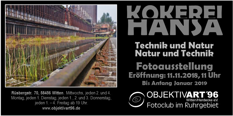 KOKEREI HANSA – Technik und Natur ←→ Natur und Technik – Eine Clubausstellung