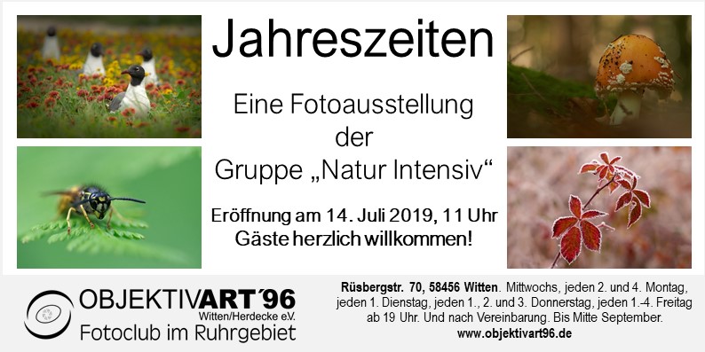 Jahreszeiten – Eine Clubausstellung der Themengruppe Natur-Intensiv