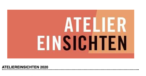 ATELIEREINSICHTEN – wir sind dabei!