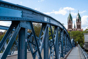 Günter Zarges "Rheinbrücke mit Kölner Dom"