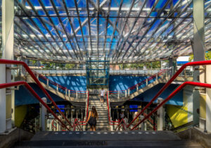 U-Bahn Station in Rotterdam