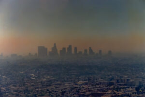 Blick vom Griffith-Observatorium in Los Angeles