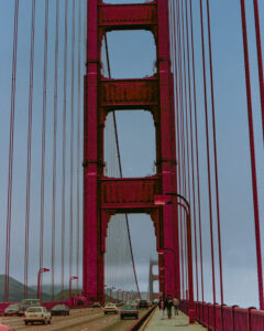 Die Golden Gate Bridge in San Francisco