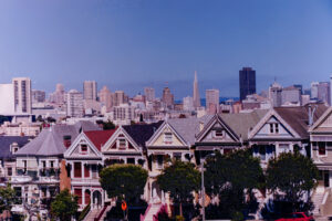 Die "painted Ladies". Viktorianische Häuser in San Francisco