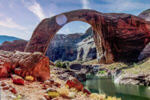 Die Rainbowbridge am Lake Mead, USA