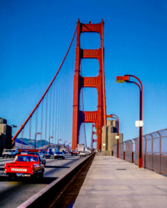 Die Golden Gate Bridge in San Francisco