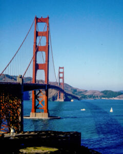 Die Golden Gate Bridge in San Francisco