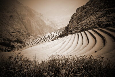 Terrassen am Machu Picchu – Peter Ludwig